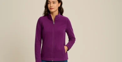 casaca para mujeres purpura